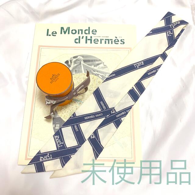 注文割引 Hermes リボン ボリュテュック ツイリー 【未使用】エルメス - バンダナ/スカーフ