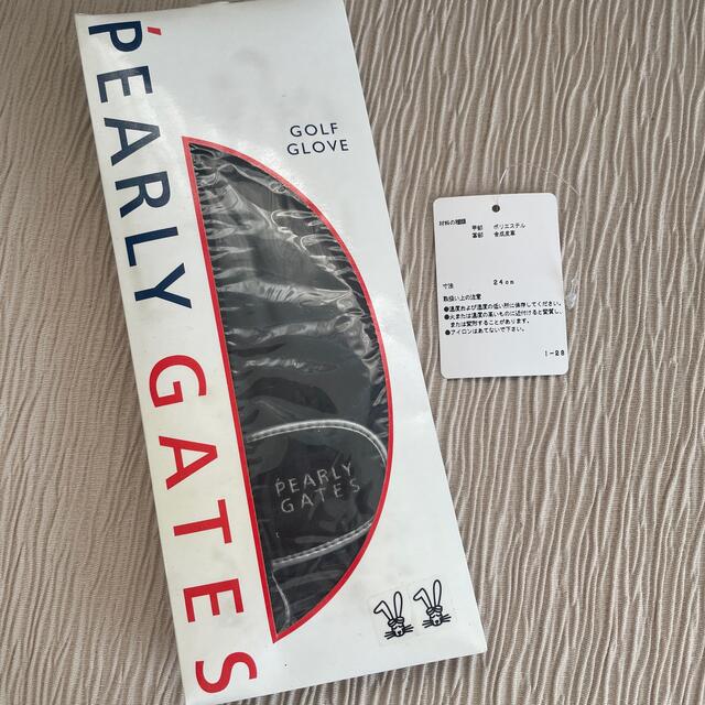 PEARLY GATES(パーリーゲイツ)のゴルフ　グローブ　24㎝　 スポーツ/アウトドアのゴルフ(その他)の商品写真