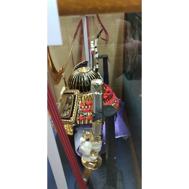 新品展示品☆五月人形☆12号伊達金彫金兜飾り ☆弓太刀付 | www.tspea.org