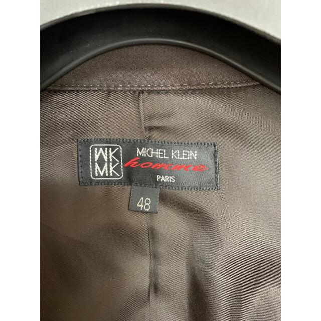 MK MICHEL KLEIN homme(エムケーミッシェルクランオム)のMK MICHEL KLEIN hommeトレンチコート ブラウン 48 メンズのジャケット/アウター(トレンチコート)の商品写真