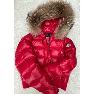 モンクレール(MONCLER)の値下げ　モンクレール　赤　レディース0(ダウンジャケット)