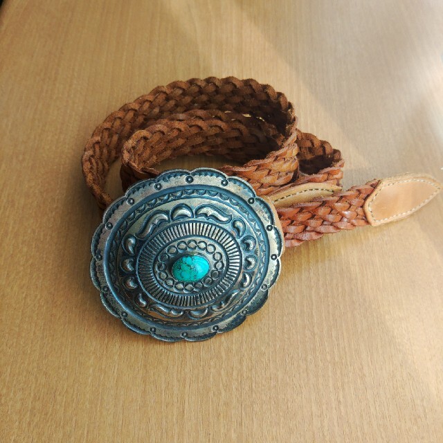 インディアンジュエリー シルバーバックル ベルト | bombaytools.com