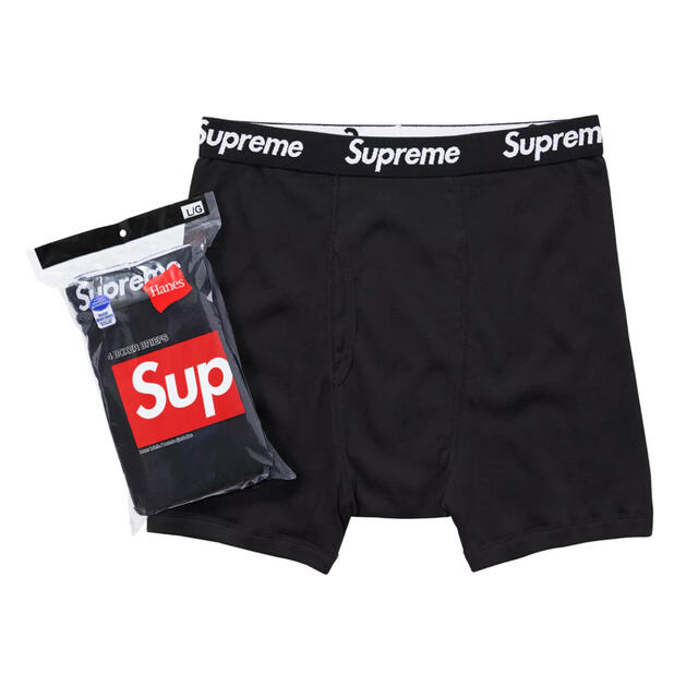 【 Black S 2枚 】Hanes Boxer Briefs ボクサーパンツ