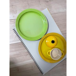 ルクルーゼ(LE CREUSET)のルクルーゼ  セット　19cmプレート、プチココット(食器)