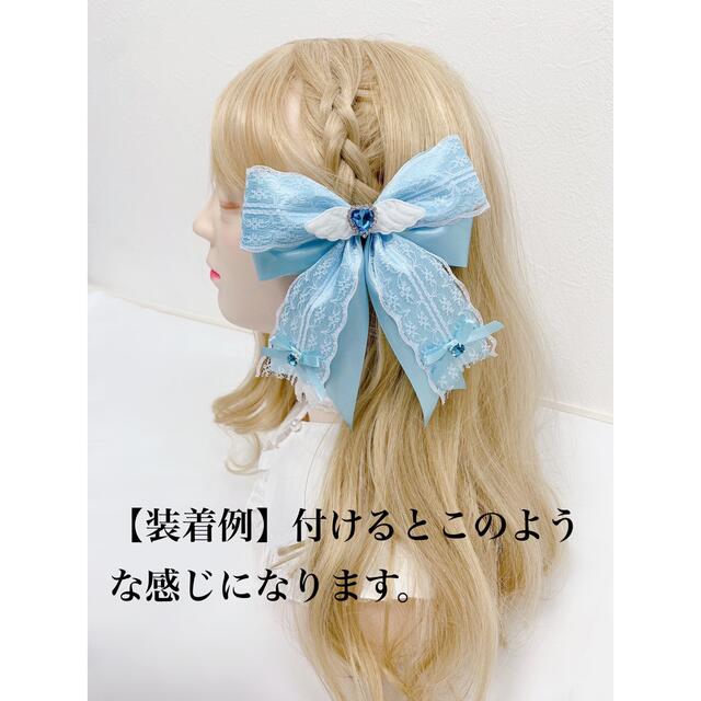 【ヘアリボン♡シングルリボン♡推し活にも♪全12色】紫【ハンドメイド】