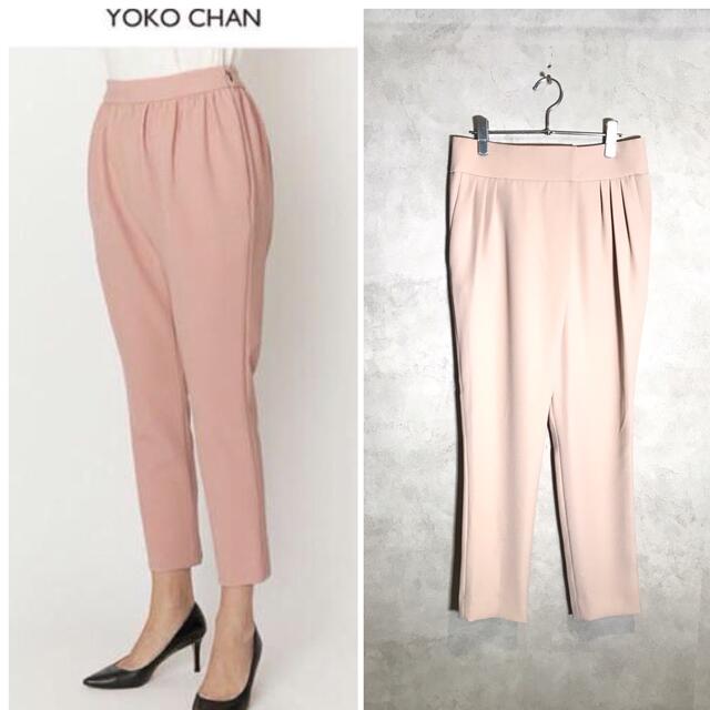 翁安芸着 YOKO CHAN ヨーコチャン テーパード ラップパンツ ピンク 翁安芸着 YOKO CHAN ヨーコチャン テーパード ラップパンツ ピンク