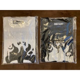 スカルシット(SKULL SHIT)の【ヤス様専用】京都大作戦 2015　コラボTシャツ　白黒(Tシャツ/カットソー(半袖/袖なし))