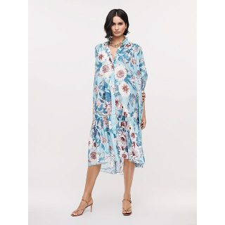 ダイアンフォンファステンバーグ(DIANE von FURSTENBERG)の新品送料無料Sダイアンフォンファステンバーグデイビー ソフトボイルミディドレス (ロングワンピース/マキシワンピース)