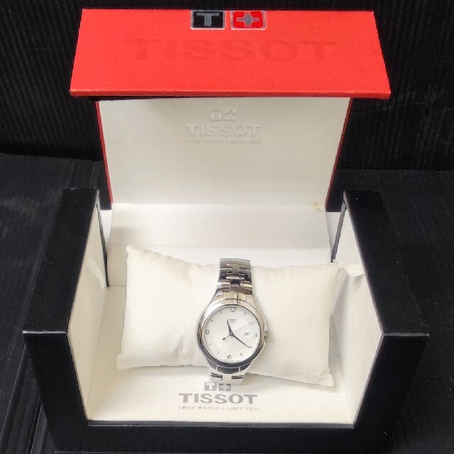 TISSOT ティソT-12' Silvertone Watchレディース腕時計