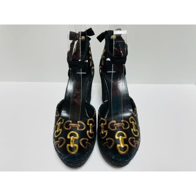 ウエッジ Gucci ホースビット 総柄 22.5の通販 by kitty's｜グッチなら