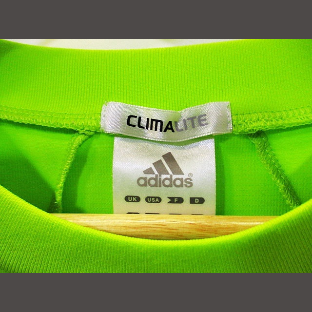 adidas(アディダス)のアディダス adidas Tシャツ カットソー 半袖 黄緑 黒 銀 S 国内正規 メンズのトップス(Tシャツ/カットソー(半袖/袖なし))の商品写真