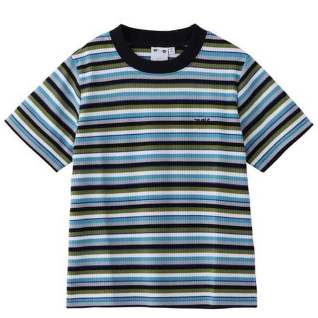 X-girl(エックスガール)のX-girl STRIPED S/S TOP レディースのトップス(Tシャツ(半袖/袖なし))の商品写真