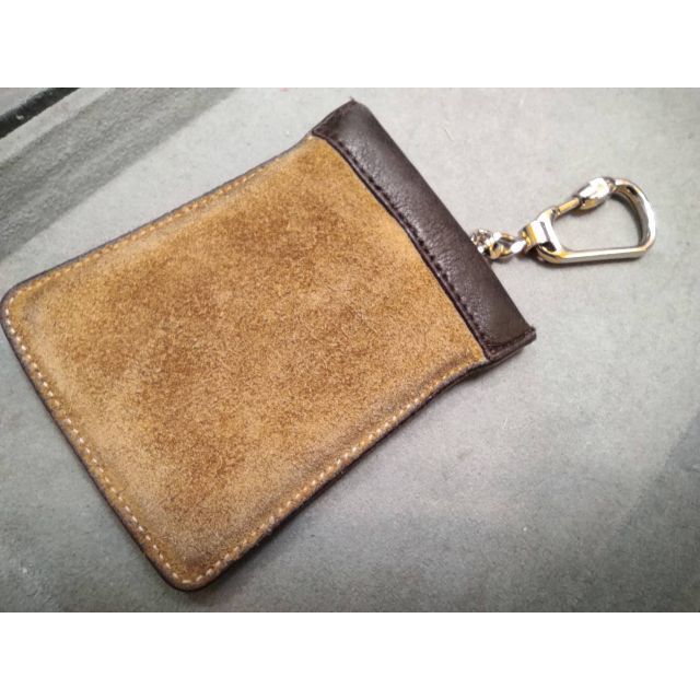 LOEWE - LOEWE(ロエベ) ブラウン スエード コインケース 小物入れ
