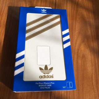 アディダス(adidas)の【新品•未開封】アディダス iPhone6 Plus 手帳型スマホケース(iPhoneケース)