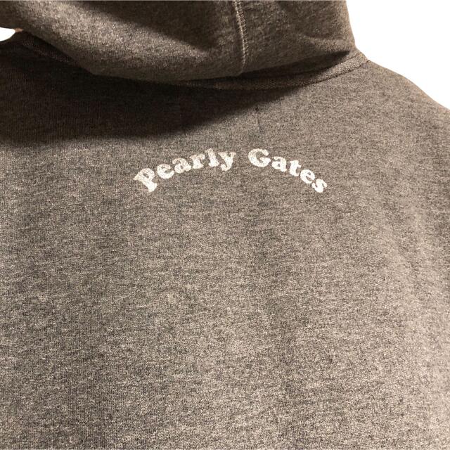 PEARLY GATES(パーリーゲイツ)の美品　pearly gates パーリーゲイツ　ワンピース　パーカー　グレー レディースのワンピース(ひざ丈ワンピース)の商品写真