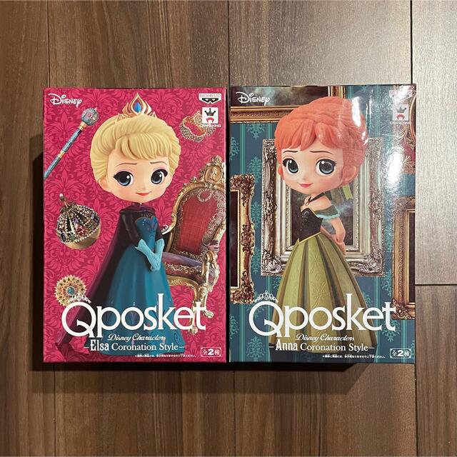 【Aカラー】Qposket 戴冠式 アナ エルサ フィギュア