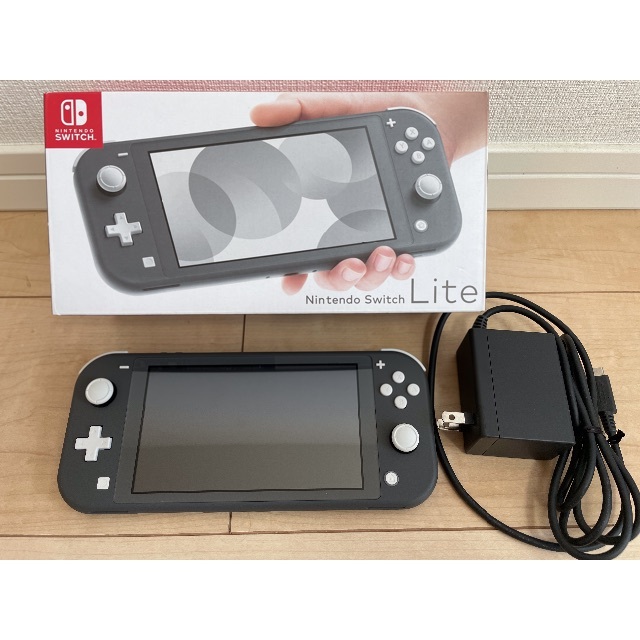 Nintendo Switch Lite グレー 液晶フィルム・シリコンカバー付