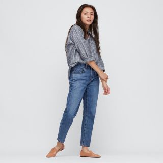 ユニクロ(UNIQLO)のUNIQLO ユニクロ　リラックステーパードアンクルジーンズ(デニム/ジーンズ)