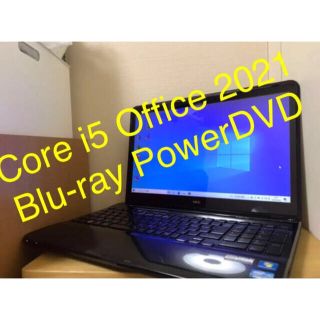 エヌイーシー(NEC)のノートPC i5 Office 2021 Windows 10 Blu-ray(ノートPC)