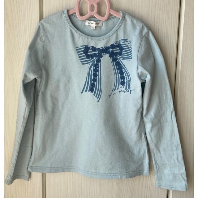 3can4on(サンカンシオン)の3can4on☆リボンTシャツ キッズ/ベビー/マタニティのキッズ服女の子用(90cm~)(Tシャツ/カットソー)の商品写真