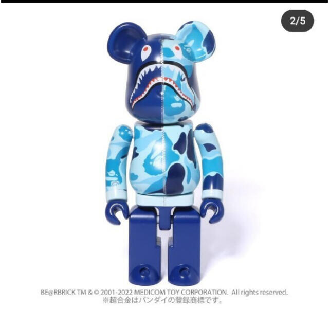 超合金 BE@RBRICK BAPE(R) CAMO SHARK BLUEその他