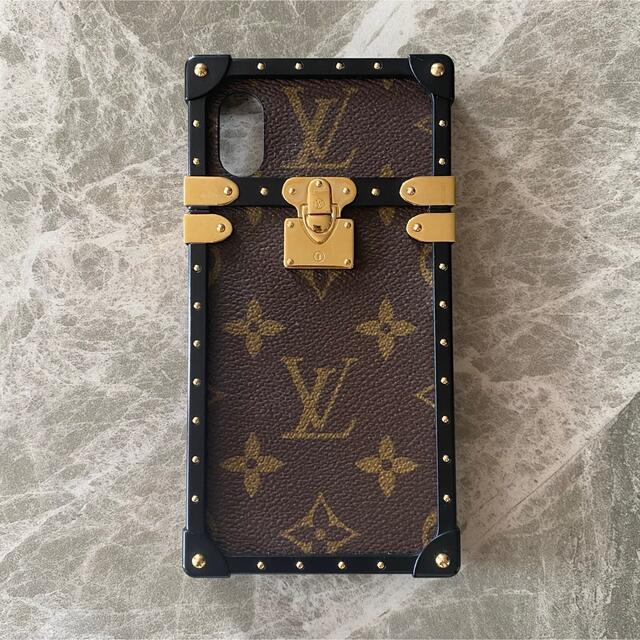 LOUISVUITTON【美品】LOUIS VUITTONストラップ付きiPhoneX用のトランクケース