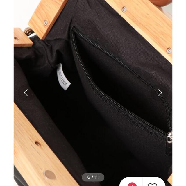 ap retro ウッドガマ口ショルダーバッグ レディースのバッグ(ショルダーバッグ)の商品写真