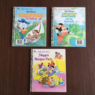 ディズニー(Disney)のa Little Golden Bookシリーズ 3冊セット(洋書)