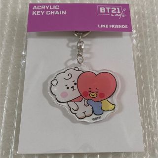 ボウダンショウネンダン(防弾少年団(BTS))のBT21 カフェ 第10弾 アクリルキーチェーン RJ&TATA(アイドルグッズ)