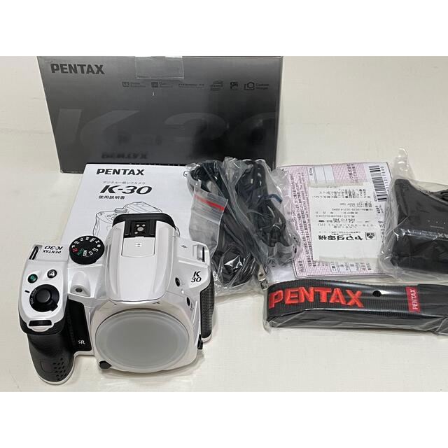 室内搬入設置無料 ペンタックス PENTAX K−30 WHITE ボディのみ