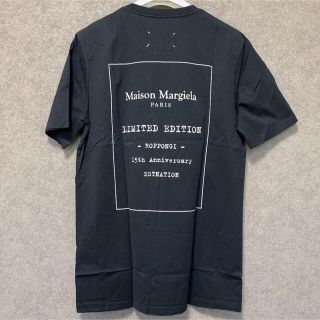 マルタンマルジェラ(Maison Martin Margiela)のマルジェラ　半袖　Tシャツ　プリント　クルーネック　ブラック　黒(Tシャツ/カットソー(半袖/袖なし))