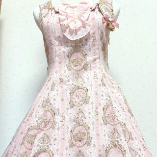 アンジェリックプリティー(Angelic Pretty)のRoyal Unicorn JSK +カチューシャ(ひざ丈ワンピース)