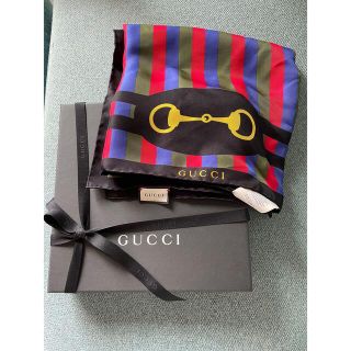 グッチ(Gucci)のGUCCI シルクスカーフ(バンダナ/スカーフ)