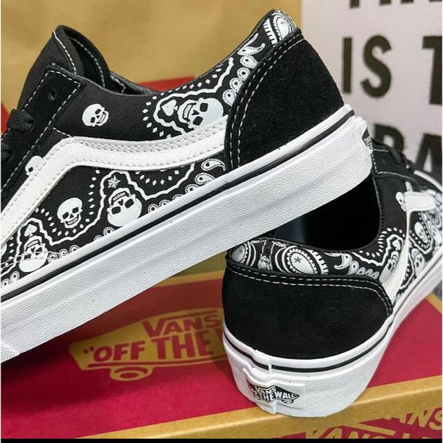 VANS - 25cm vans<スタイル36>スカル×バンダナ オールドスクールの VANS - 25cm vans<スタイル36>スカル×バンダナ オールドスクールの