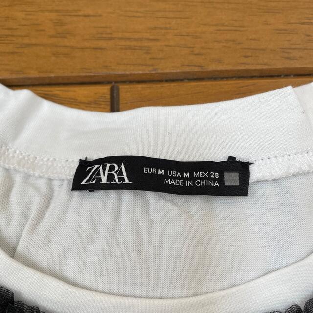 ZARA(ザラ)のzara Tシャツ レディースのトップス(Tシャツ(半袖/袖なし))の商品写真