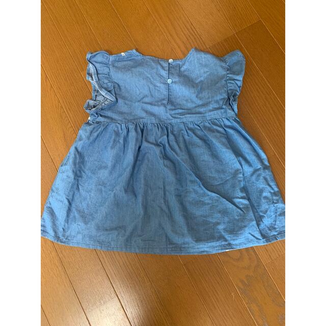 しまむら(シマムラ)のチュニック　１３０㎝ キッズ/ベビー/マタニティのキッズ服女の子用(90cm~)(ブラウス)の商品写真