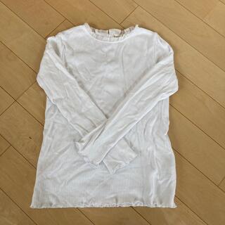 ブランシェス(Branshes)のbranshes 白カットソー　150cm(Tシャツ/カットソー)