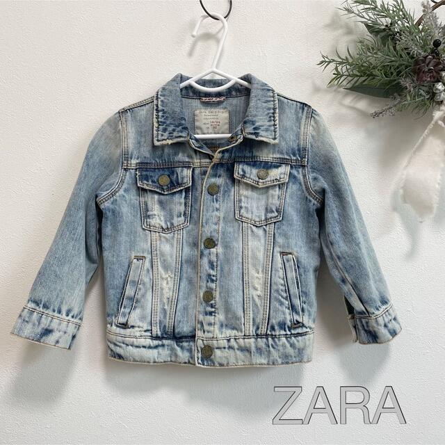 ZARA KIDS(ザラキッズ)のZARA BabyBoy デニムジャケット 92cm キッズ/ベビー/マタニティのキッズ服女の子用(90cm~)(ジャケット/上着)の商品写真