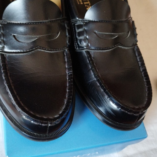 HARUTA(ハルタ)のHARUTA　ハルタ　ローファー　黒　24センチ レディースの靴/シューズ(ローファー/革靴)の商品写真