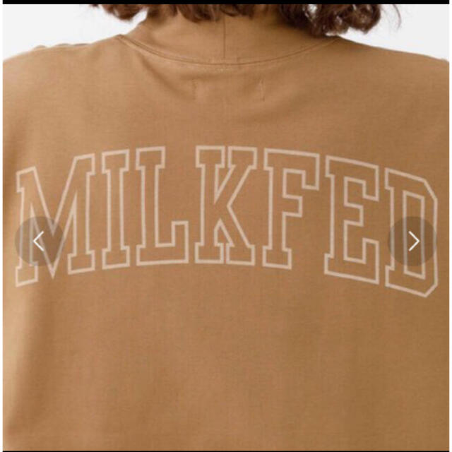 新品　milkfed. サイドスリットロゴ