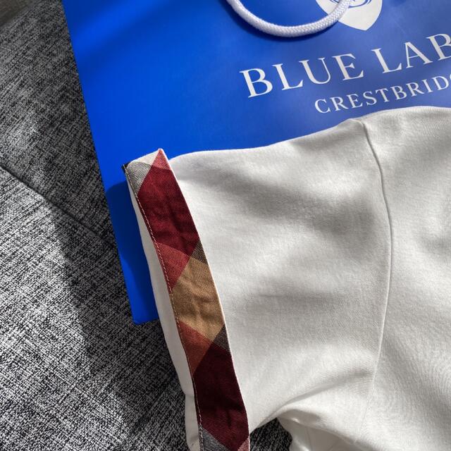 BLUE LABEL CRESTBRIDGE(ブルーレーベルクレストブリッジ)の美品✨ブルーレーベルクレストブリッジＴシャツ　38 レディースのトップス(Tシャツ(半袖/袖なし))の商品写真
