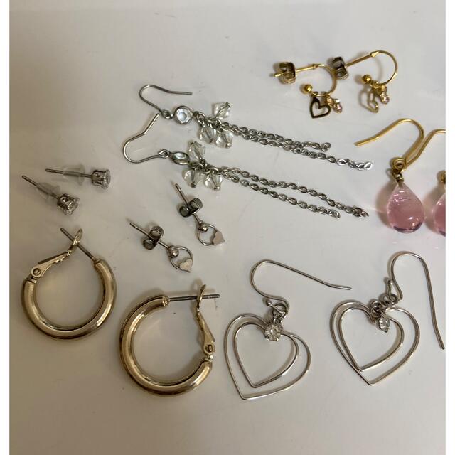 ピアス9点セット＆数学問題集の2点セット レディースのアクセサリー(ピアス)の商品写真