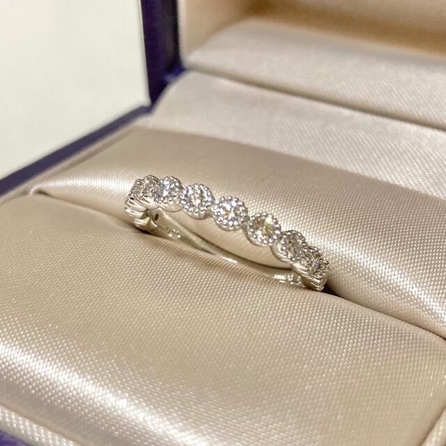 agete Pt900 0.36ct ダイヤハーフエタニティリング #8