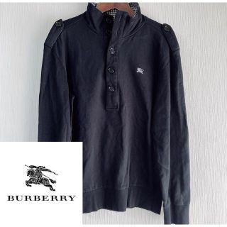 バーバリーブラックレーベル(BURBERRY BLACK LABEL)の週末お値下げ⭐︎BURBERRY BLACK LABLE ポロシャツ/長T 黒(Tシャツ/カットソー(七分/長袖))