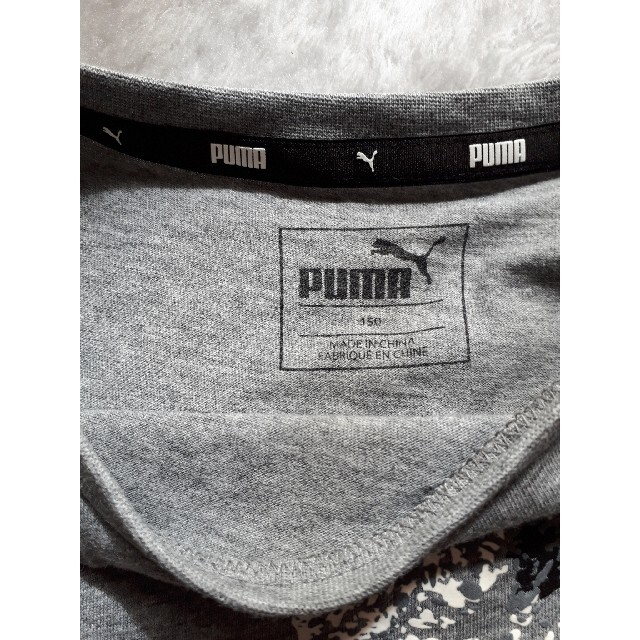 PUMA(プーマ)のPUMA　グレー半袖Tシャツ☆150cm キッズ/ベビー/マタニティのキッズ服男の子用(90cm~)(Tシャツ/カットソー)の商品写真