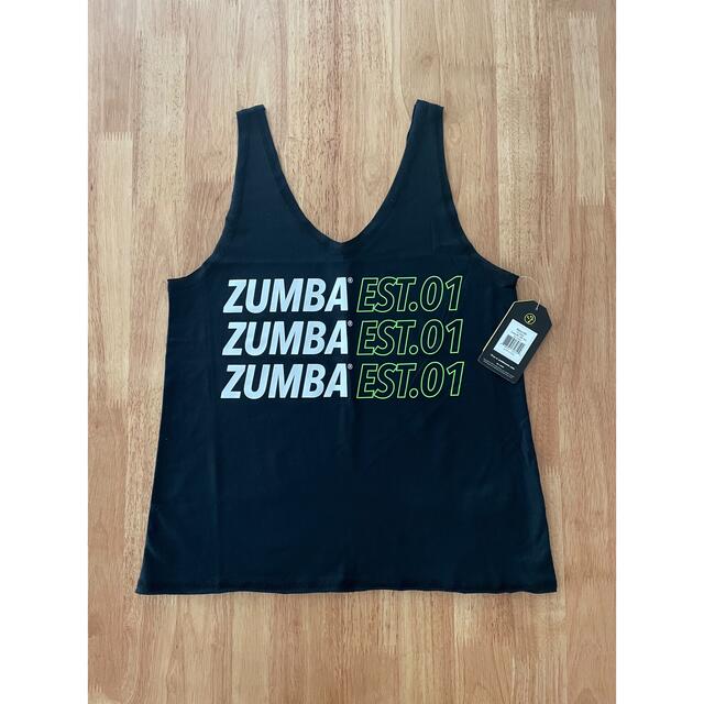 【美品】 ZUMBA タンクトップ 黒