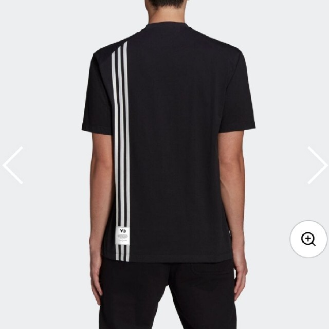 Y-3(ワイスリー)のY-3 3-STRIPES SHORT SLEEVE TEE メンズのトップス(Tシャツ/カットソー(半袖/袖なし))の商品写真