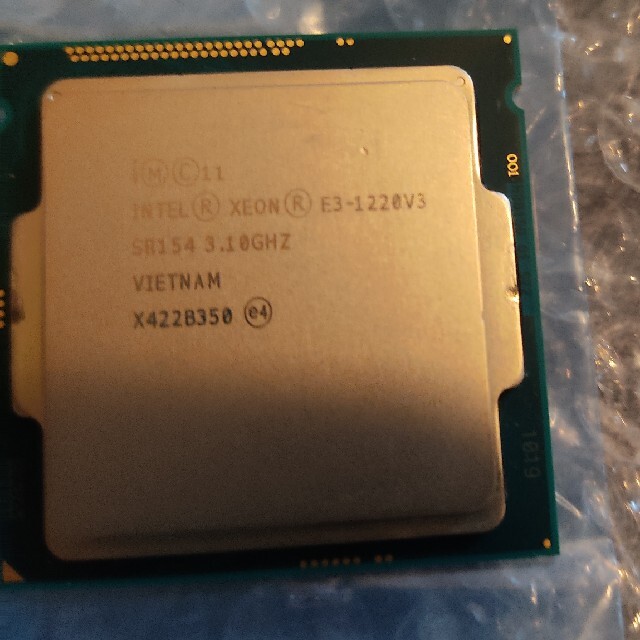 Intel　xeon e3-1220v3