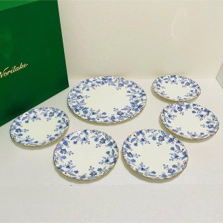 ノリタケ(Noritake)の⭐️ ノリタケ ブルーソレンティーノ パーティセット 未使用品 ⭐️(食器)