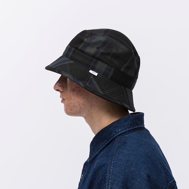 W)taps(ダブルタップス)の新品 Wtaps Bucket 03 Hat Plaid Green M メンズの帽子(ハット)の商品写真